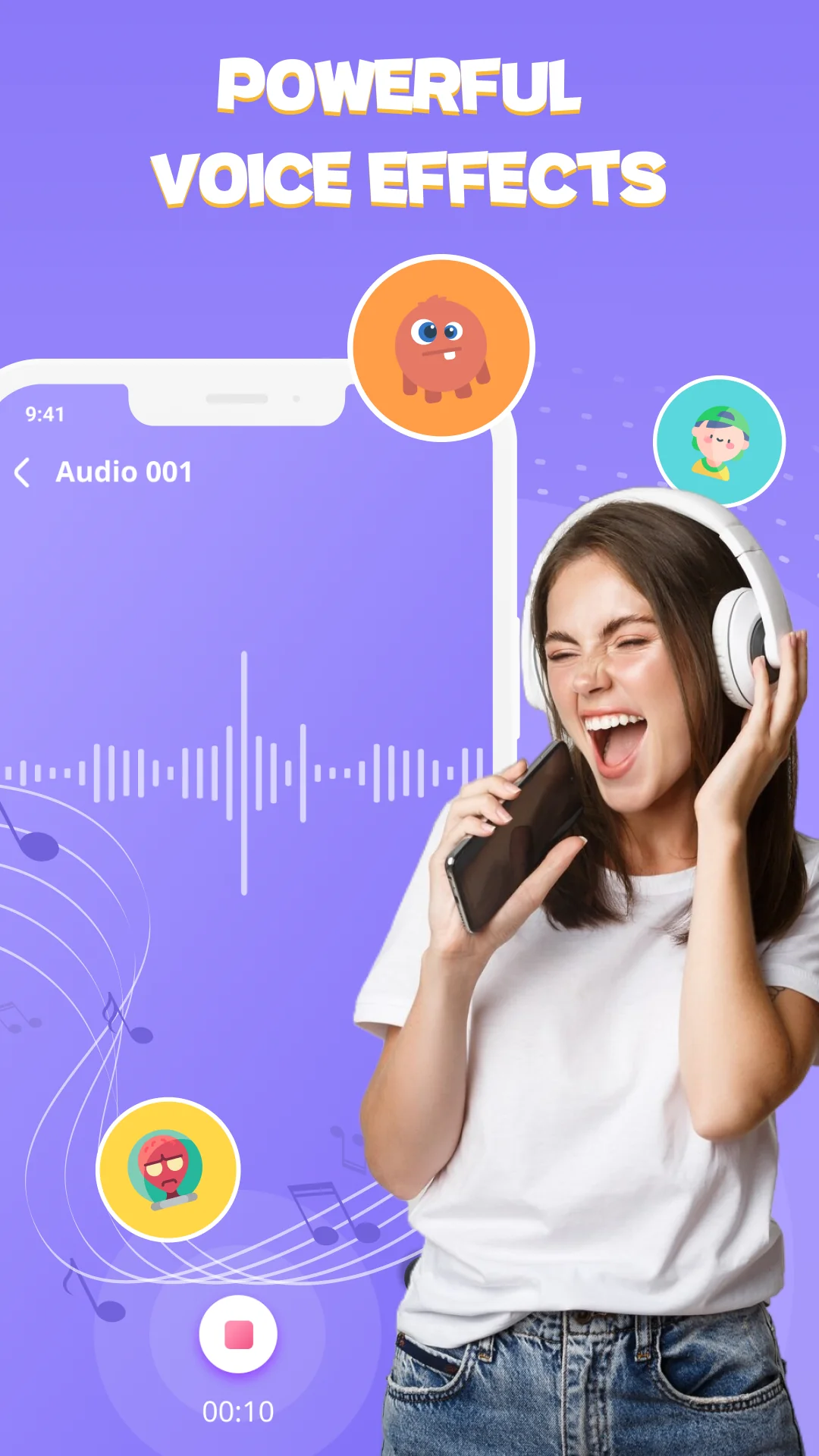 Скриншот Voice changer & Sound Effects 6