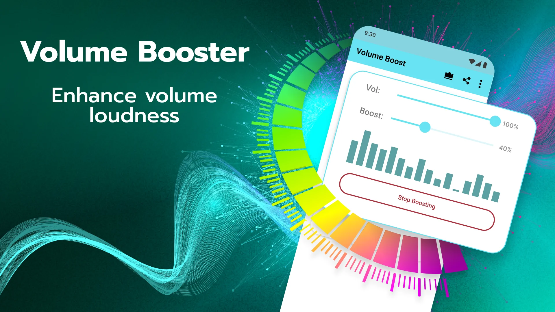 Volume Booster for Android képernyőkép 1