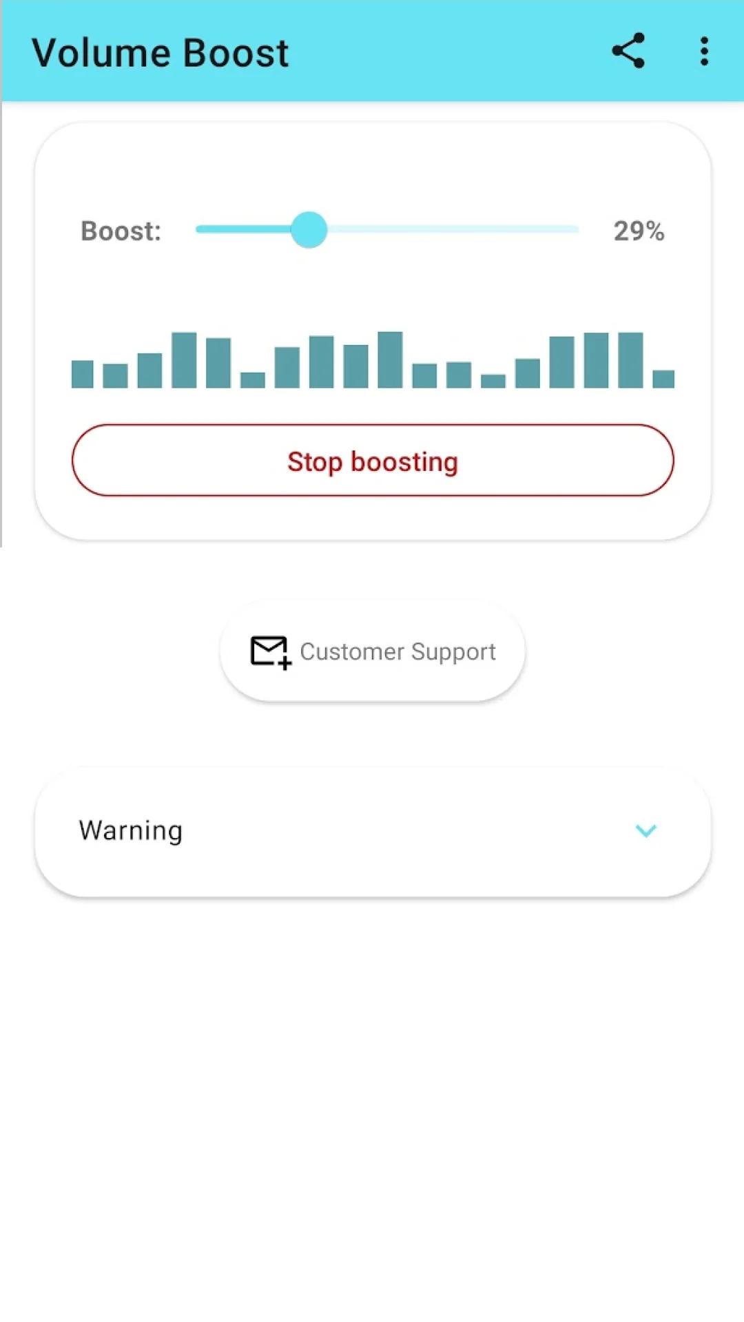 Volume Booster for Android képernyőkép 7