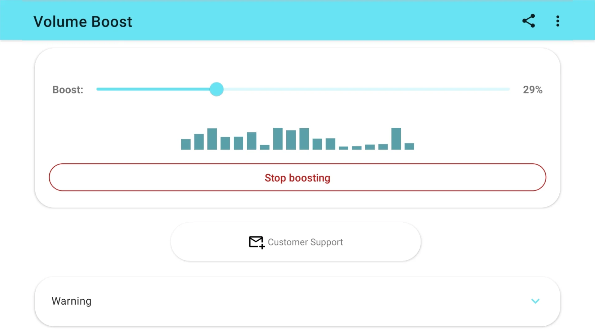 Volume Booster for Android képernyőkép 8