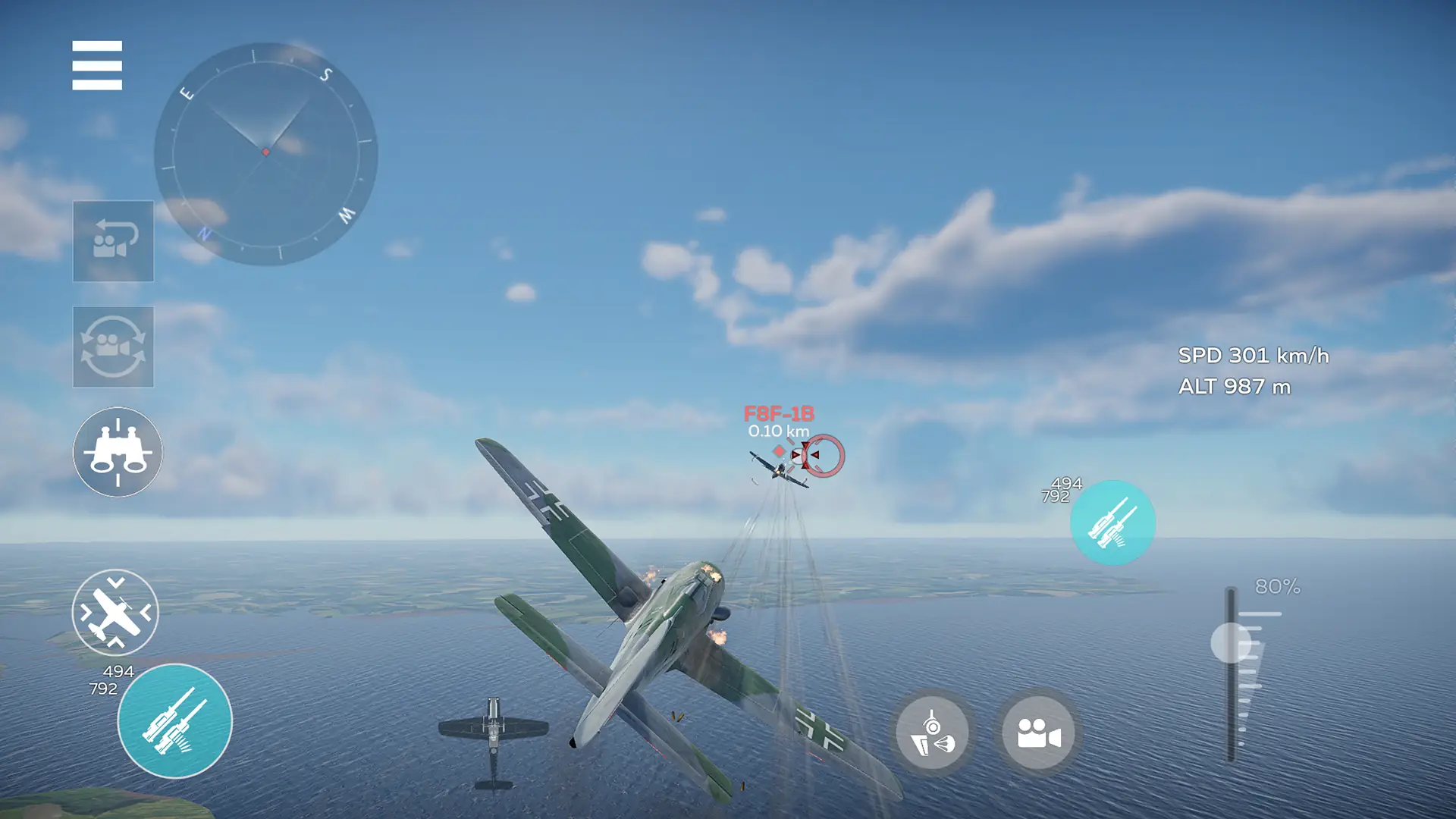 Снимка на екрана War Thunder Mobile 1