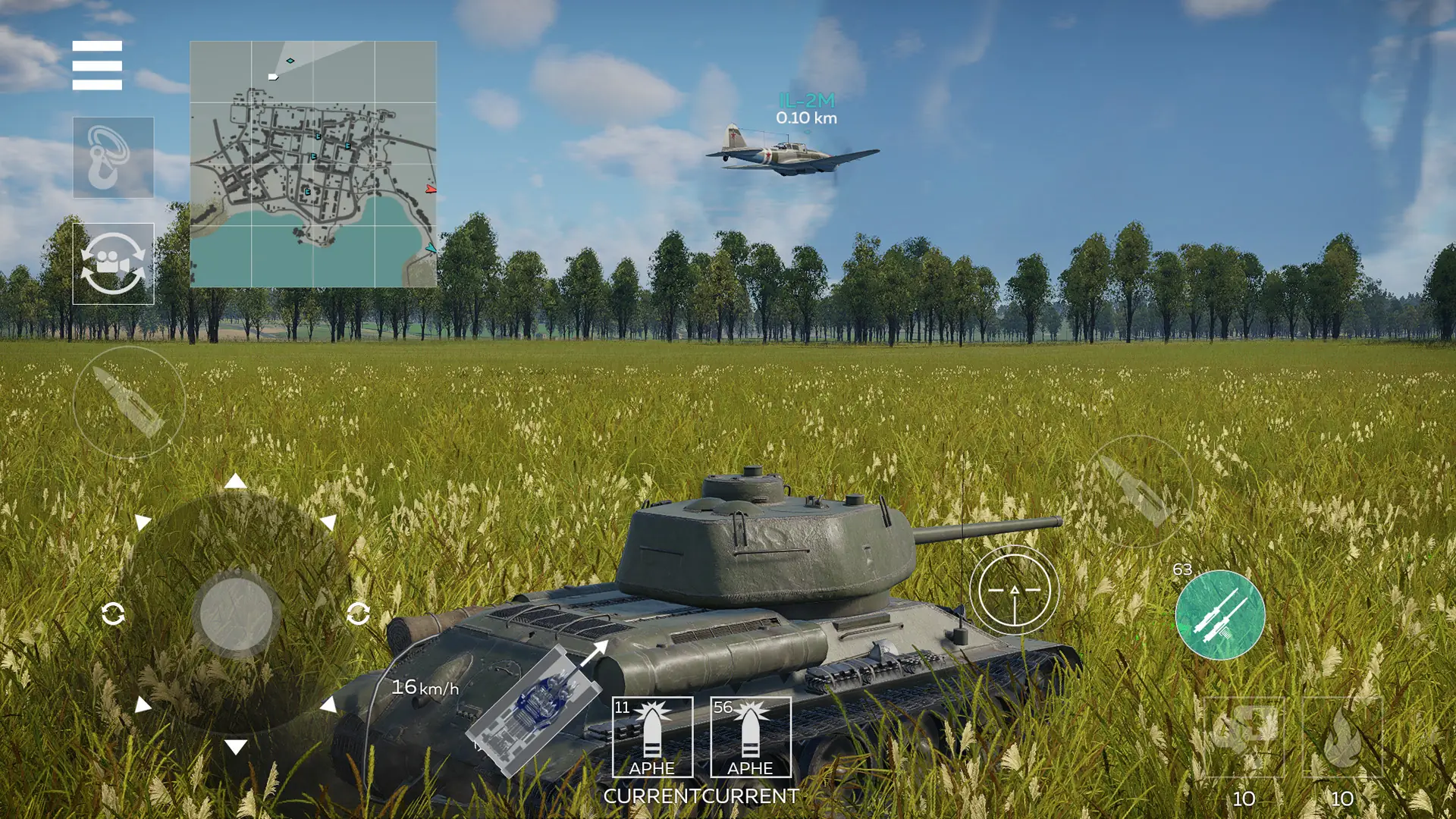 Снимка на екрана War Thunder Mobile 2