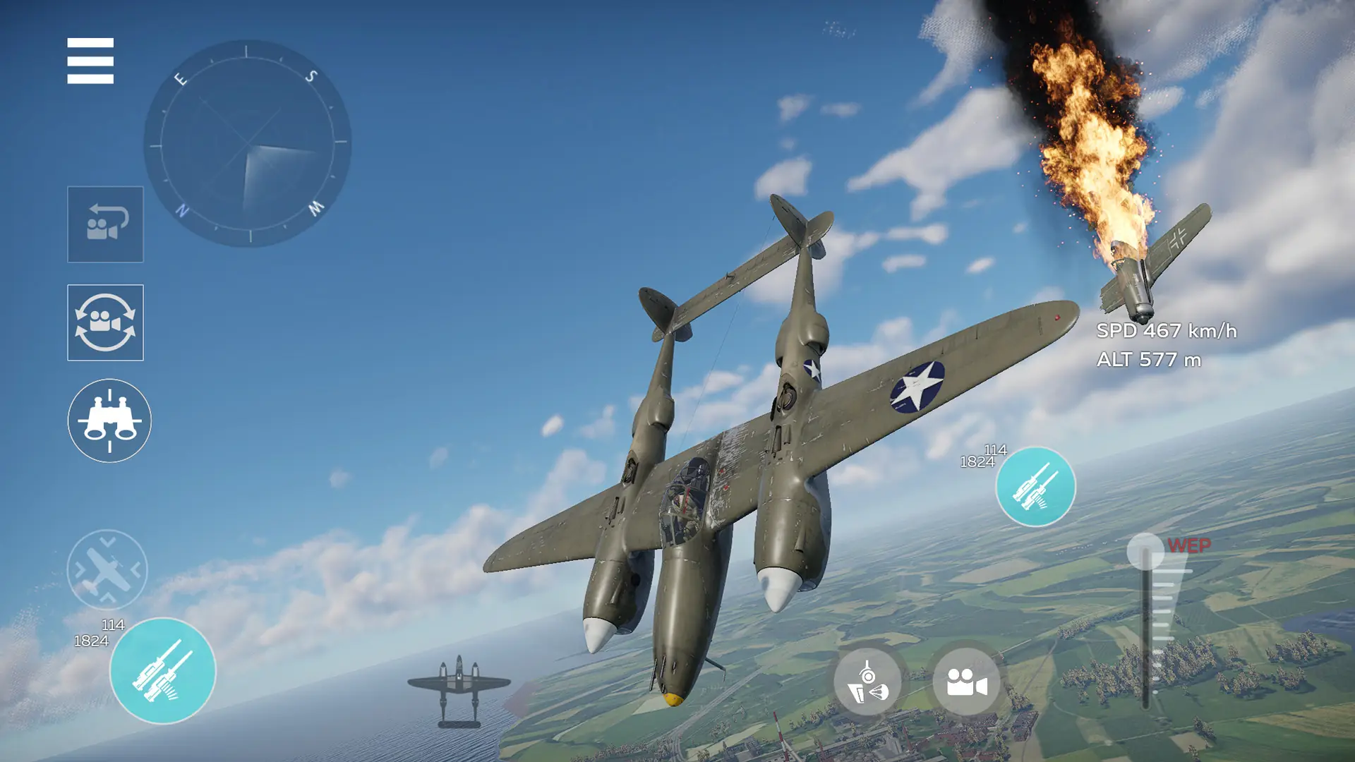 Снимка на екрана War Thunder Mobile 7