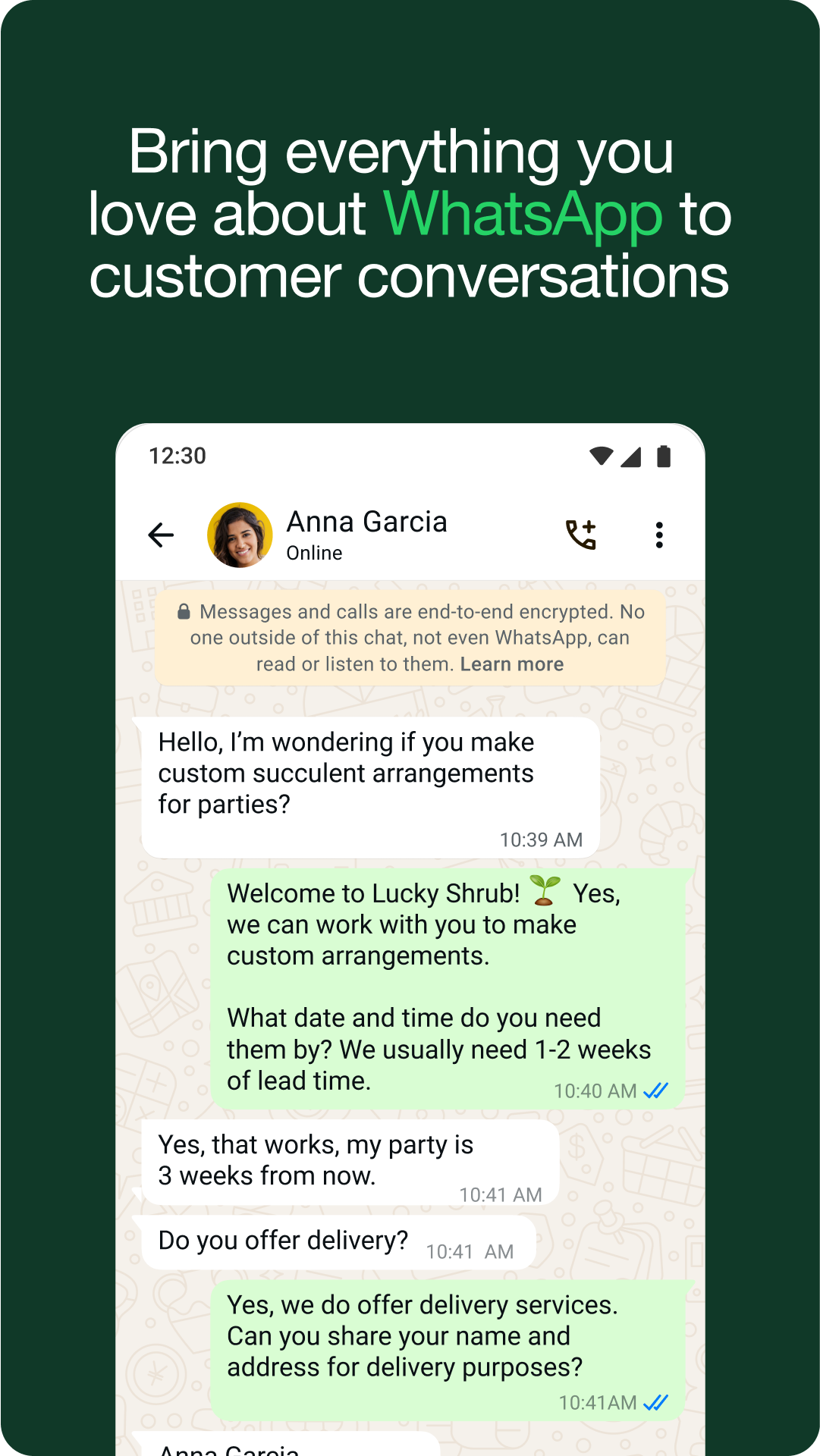 Скріншот WhatsApp Business 8