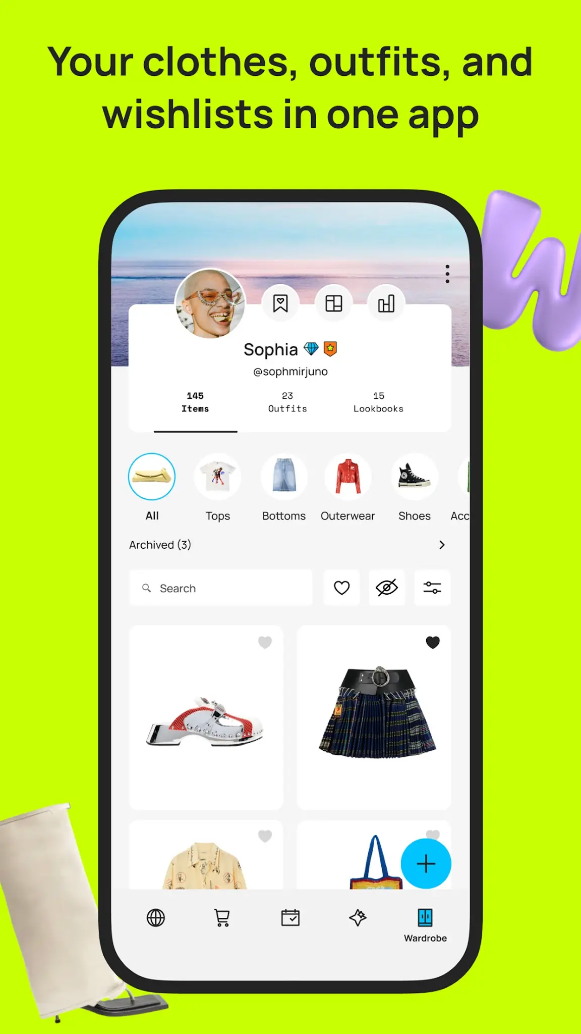 Снимка на екрана Whering:Digital Closet Stylist 2