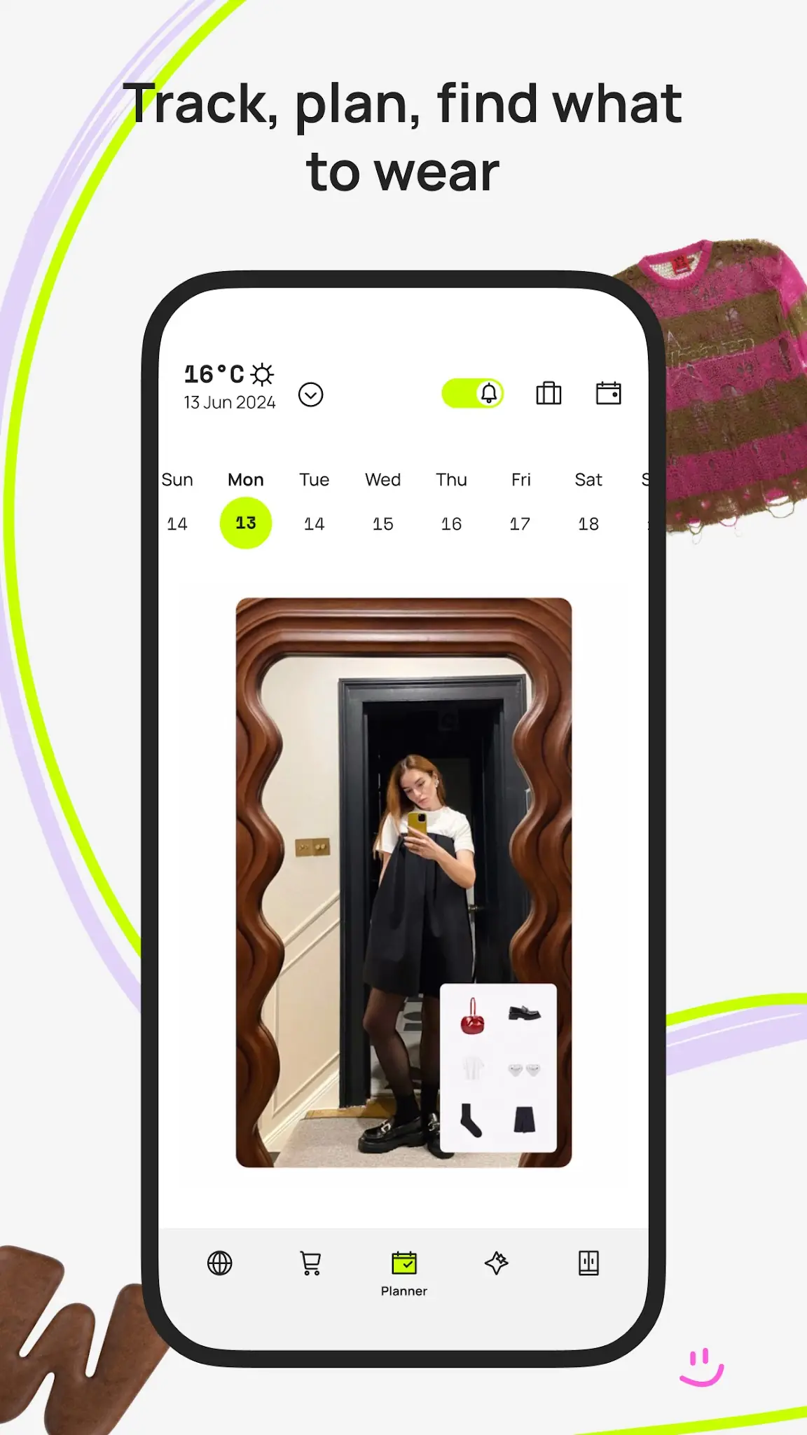 Снимка на екрана Whering:Digital Closet Stylist 3