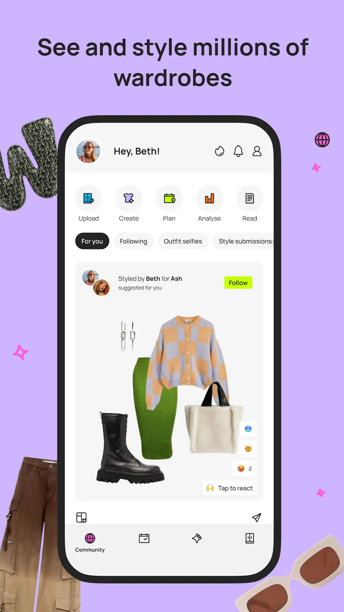 Снимка на екрана Whering:Digital Closet Stylist 6