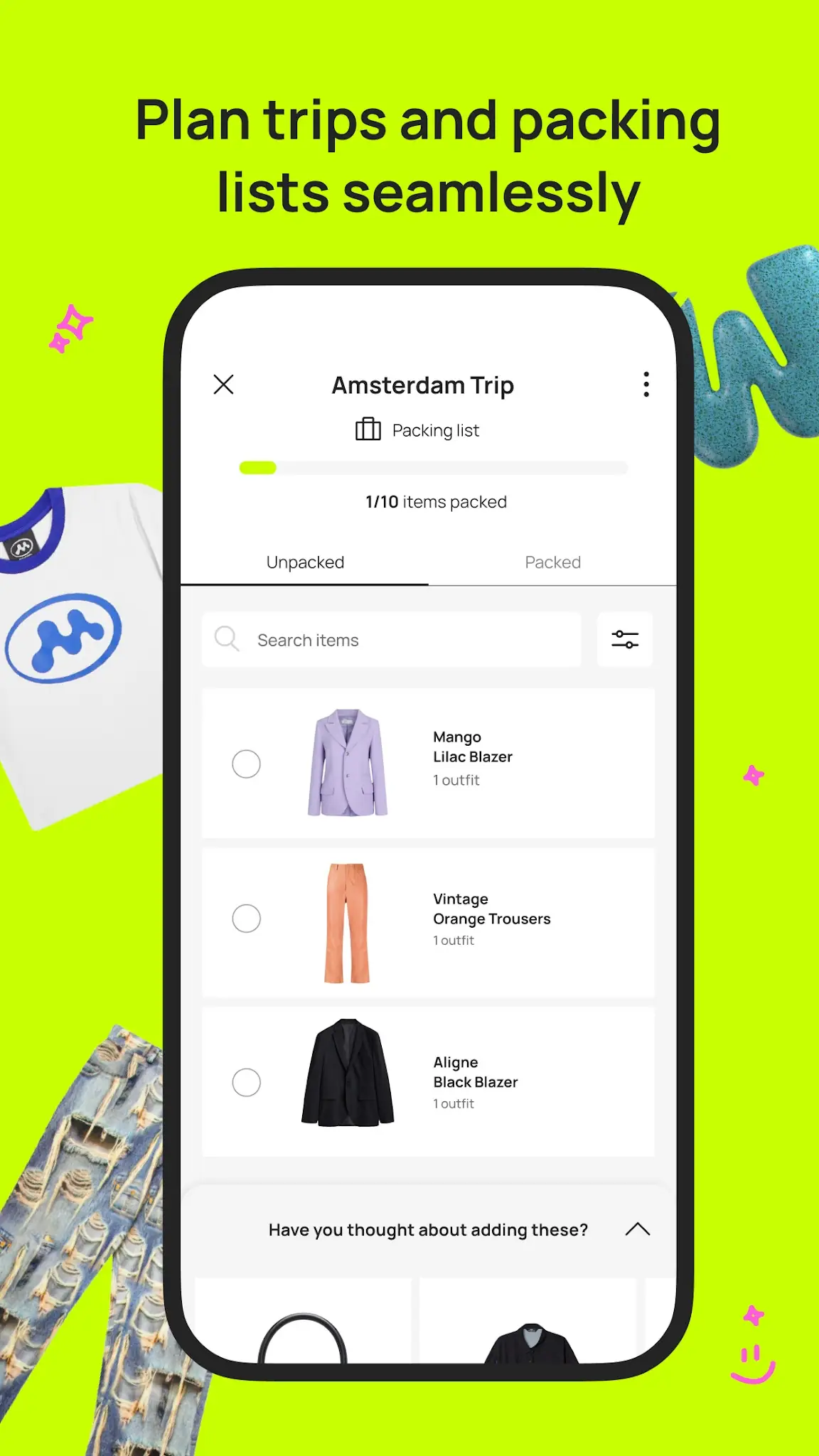 Снимка на екрана Whering:Digital Closet Stylist 8