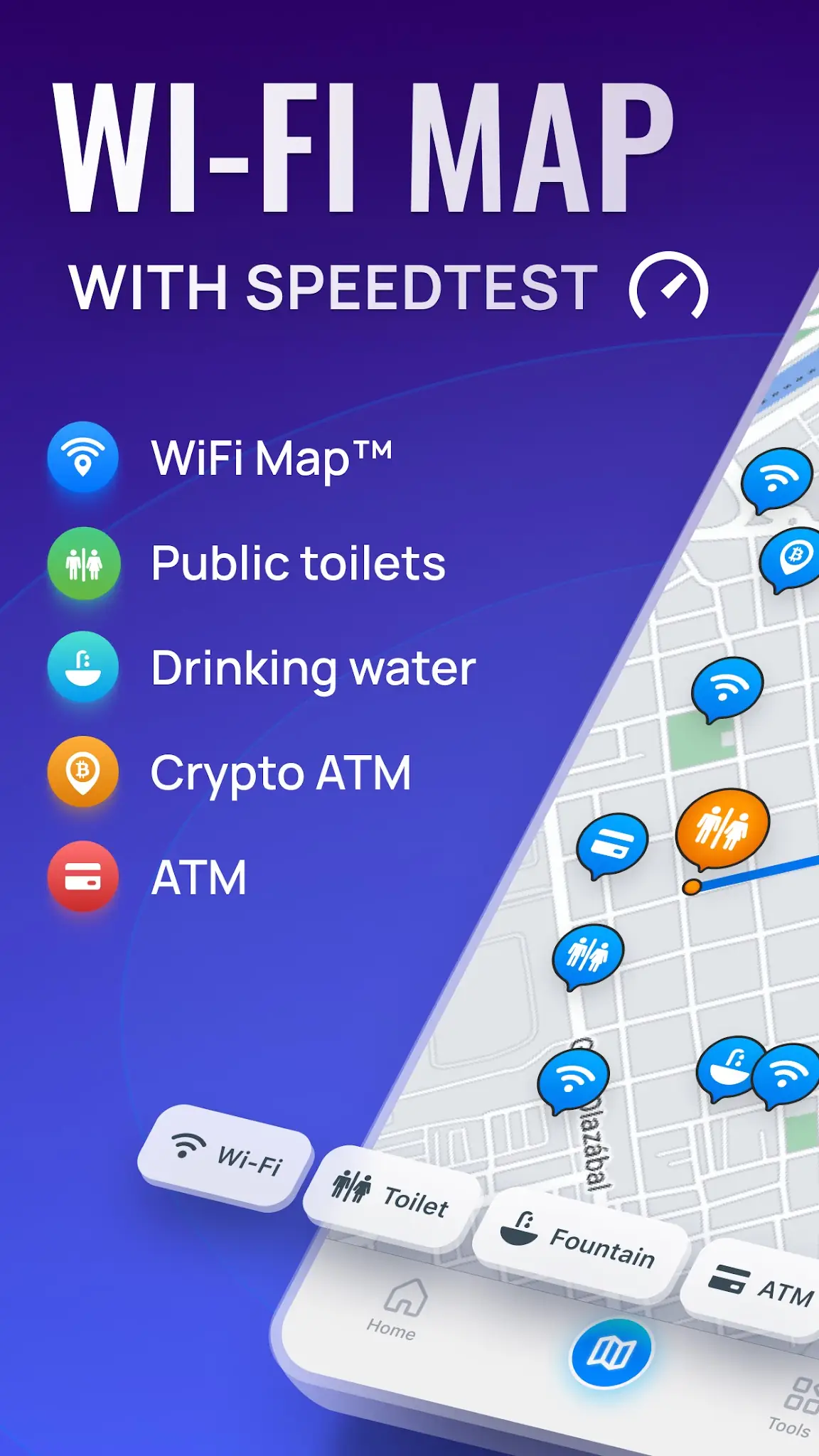 Скриншот WiFi Map 1