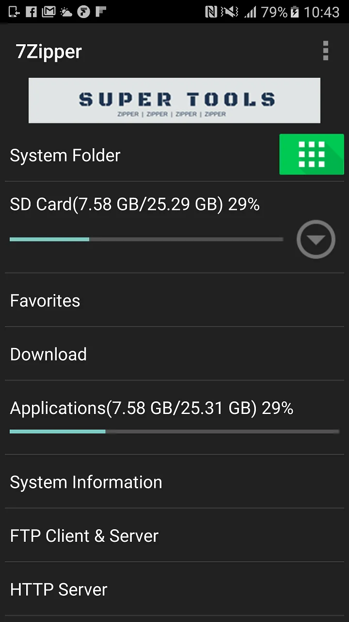 Screenshot 7Zipper - File Explorer (zip, 3