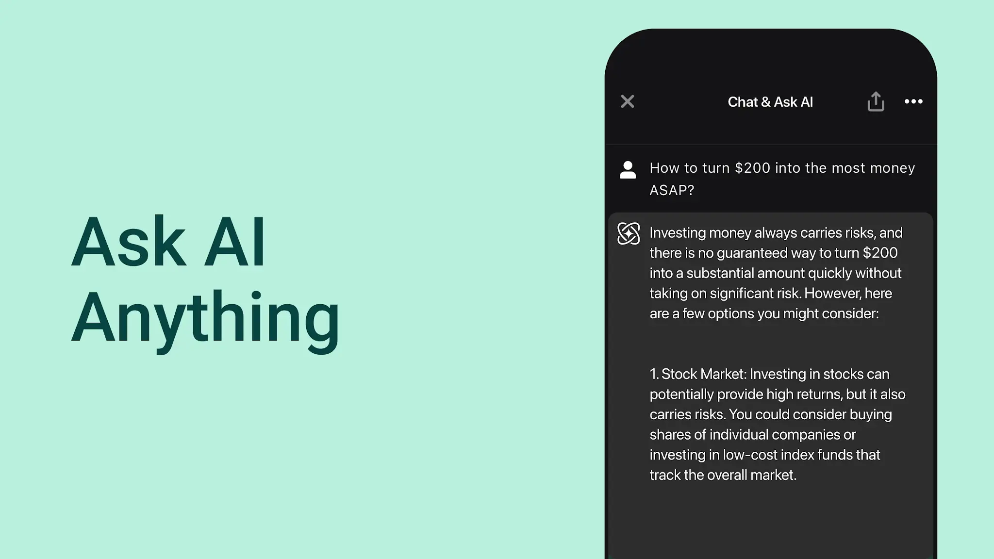 Скриншот Ask AI - Chat with AI Chatbot 2