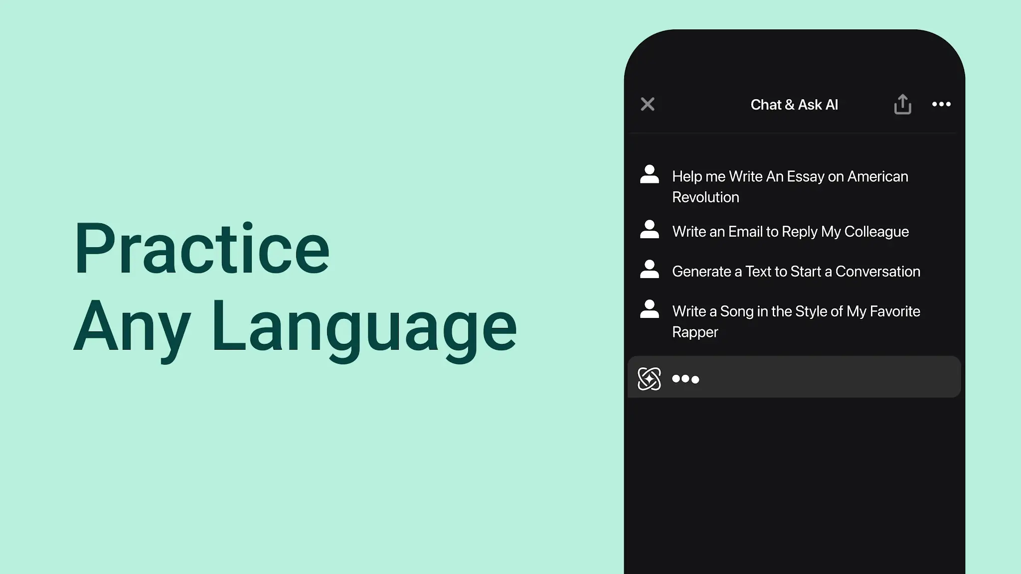Скриншот Ask AI - Chat with AI Chatbot 8