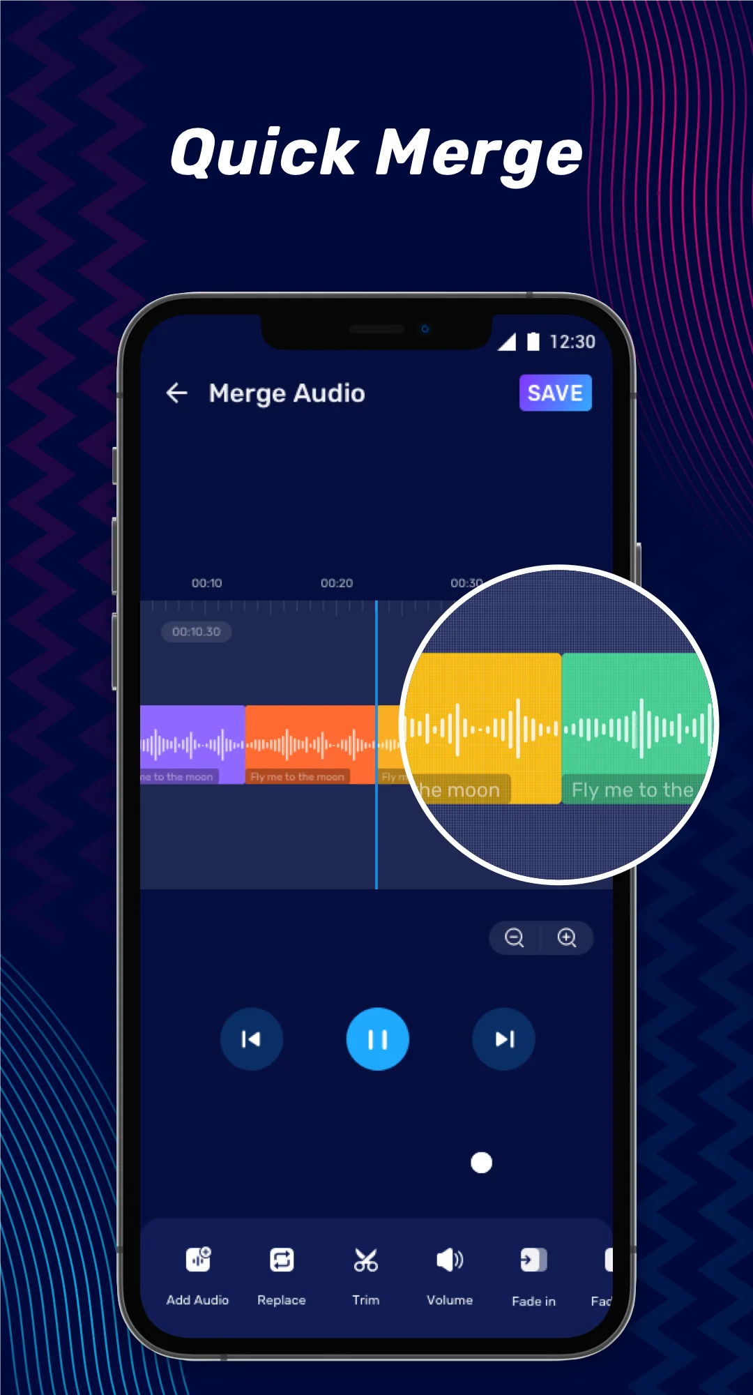 Captură de ecran Audio Editor & Music Editor 6