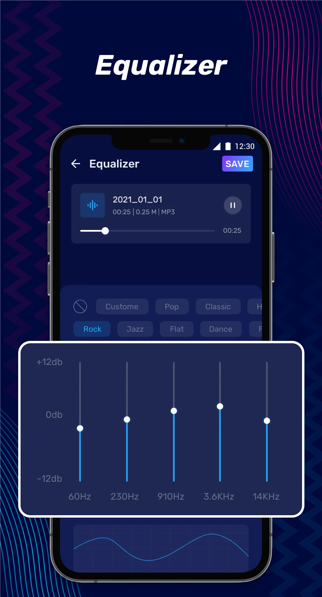 Captură de ecran Audio Editor & Music Editor 7