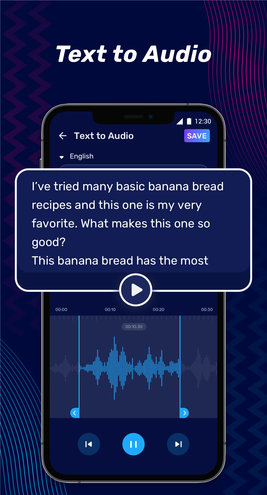 Captură de ecran Audio Editor & Music Editor 8