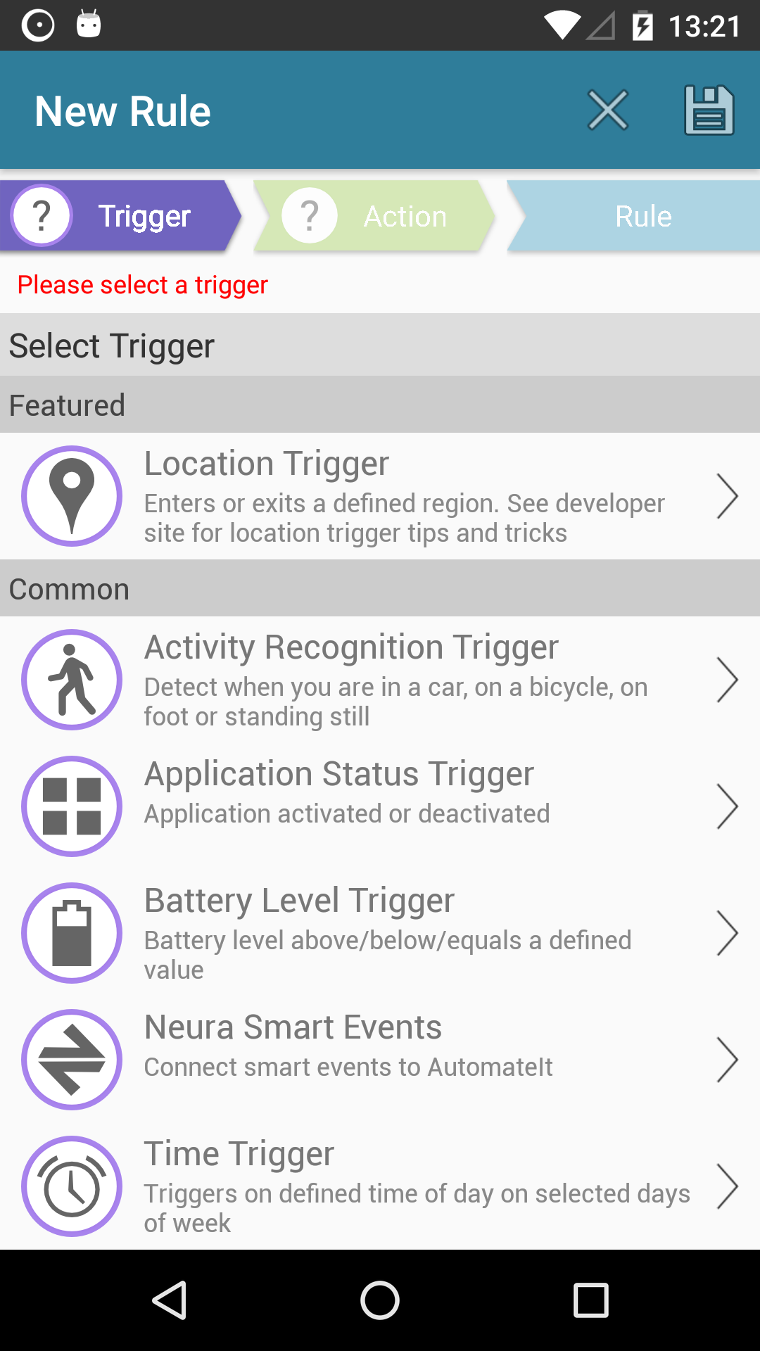 Скриншот AutomateIt 4