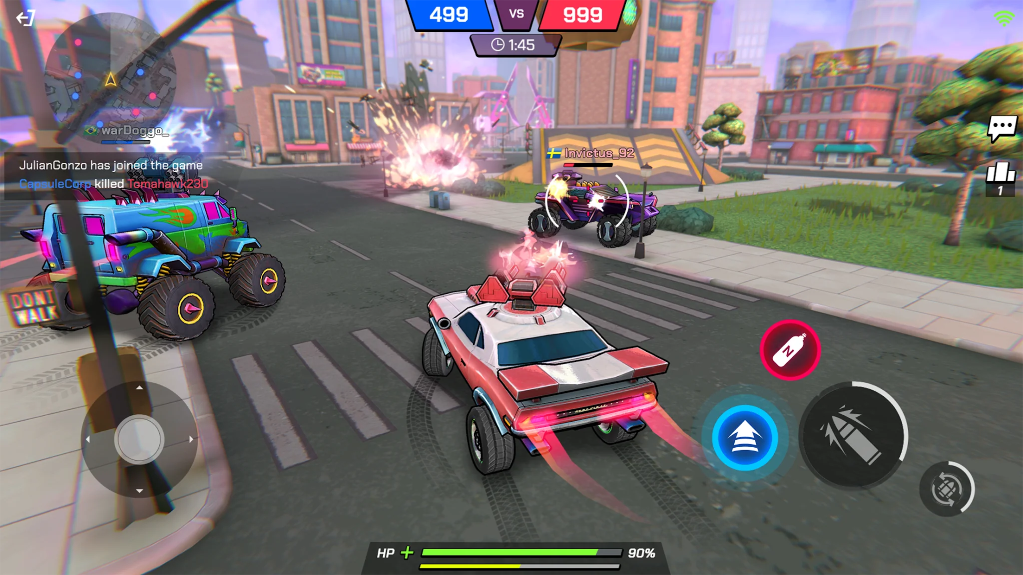Скриншот Battle Cars: Бои на машинах 1