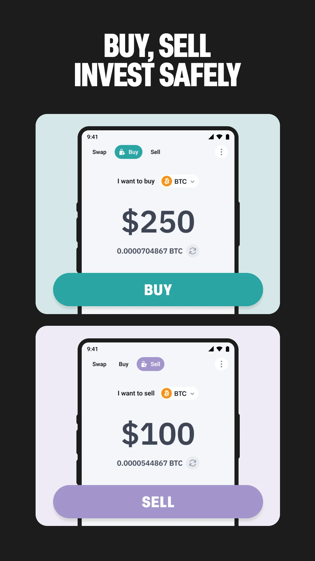 Captură de ecran Bitcoin.com Wallet: Buy, Sell 3