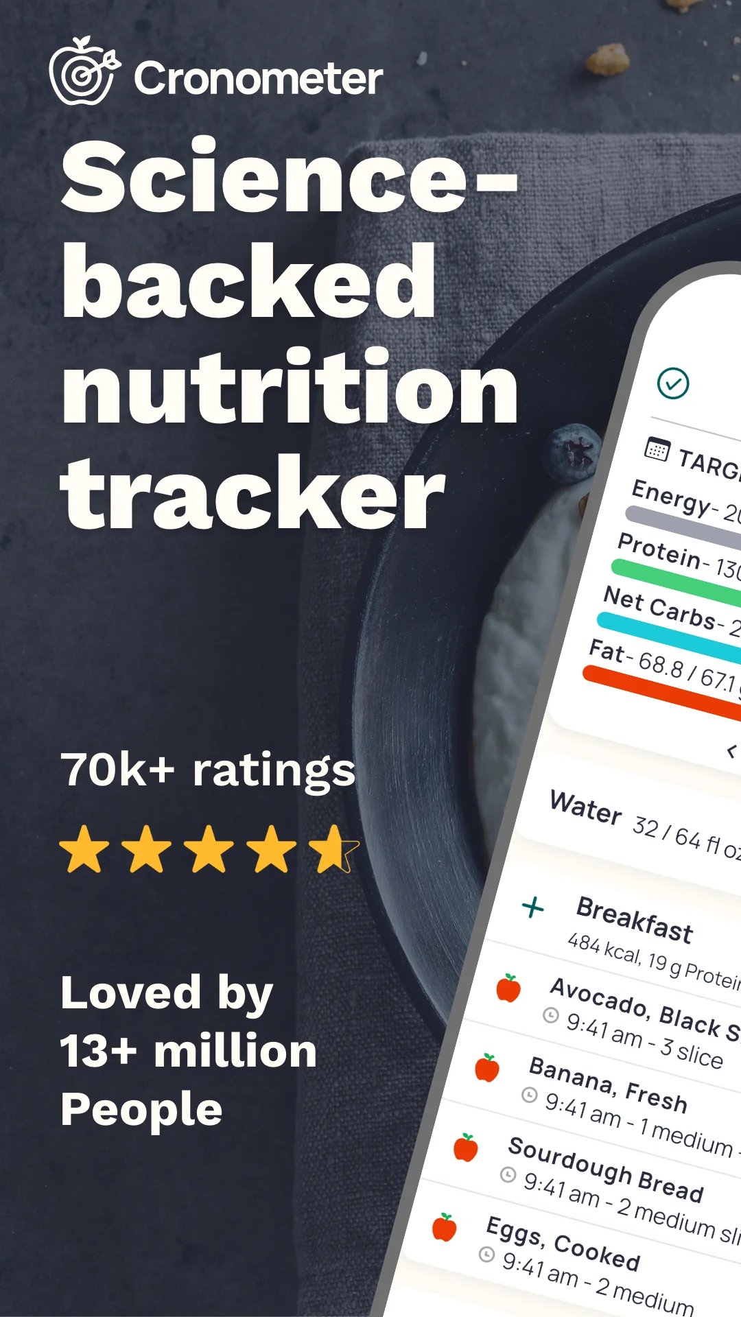 截图 Cronometer: Calorie Counter 1