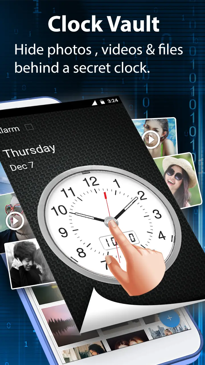 截图 Clock Vault-Hide Photos,Videos 1