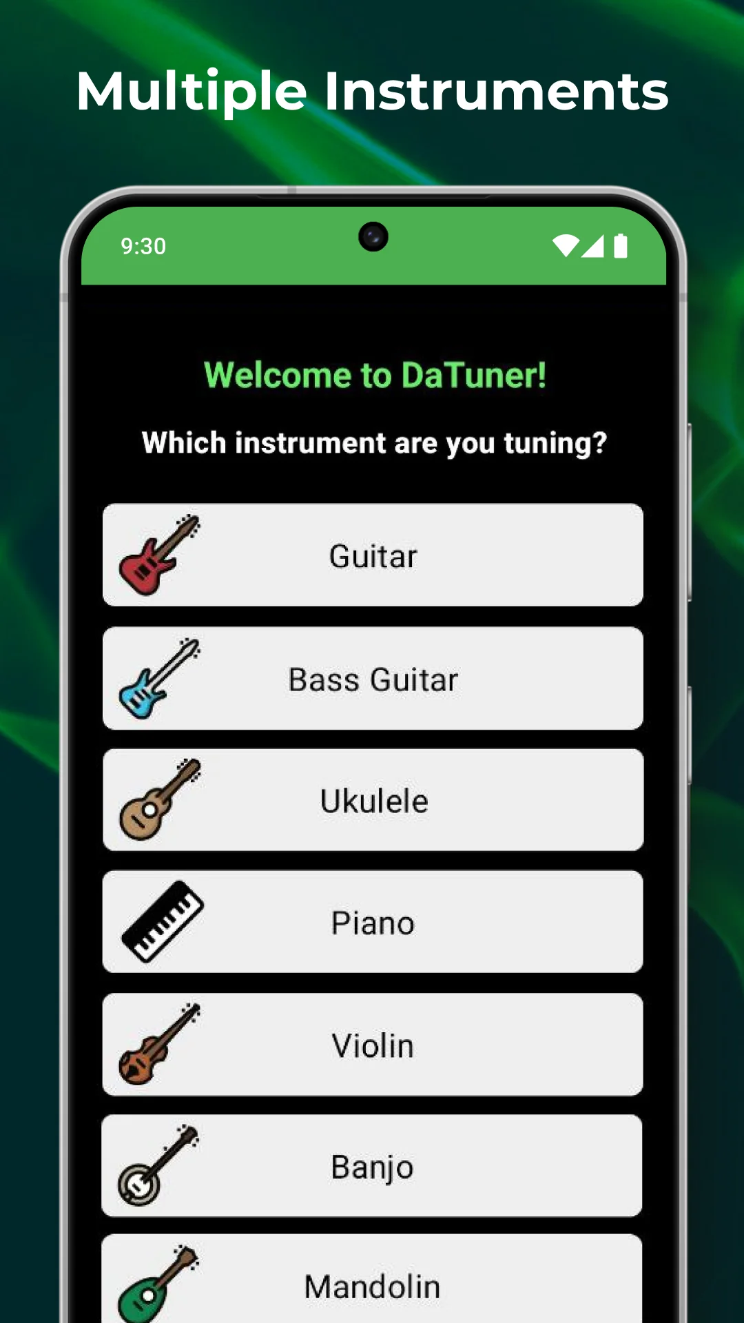 Снимка на екрана DaTuner: Tuner & Metronome 2