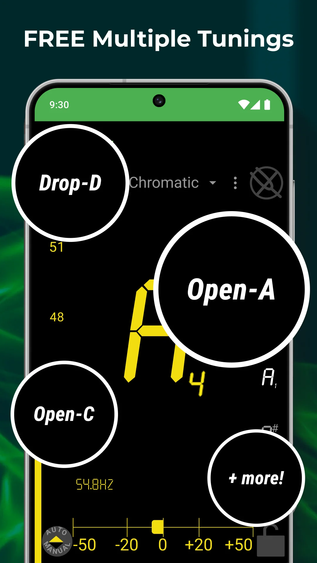 Снимка на екрана DaTuner: Tuner & Metronome 4