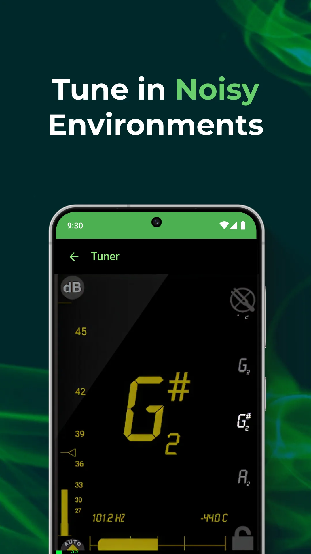 Снимка на екрана DaTuner: Tuner & Metronome 5