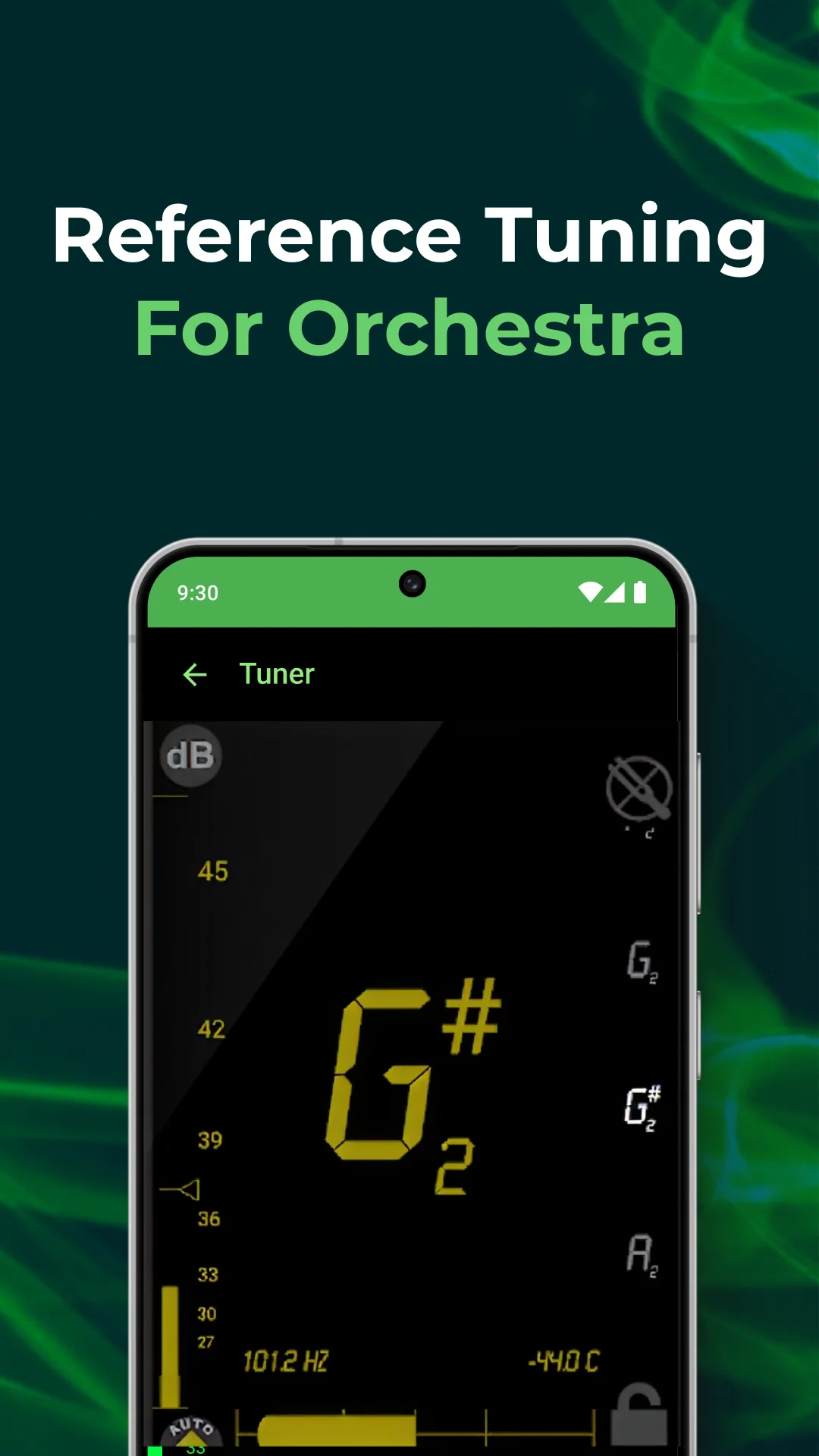 Снимка на екрана DaTuner: Tuner & Metronome 6