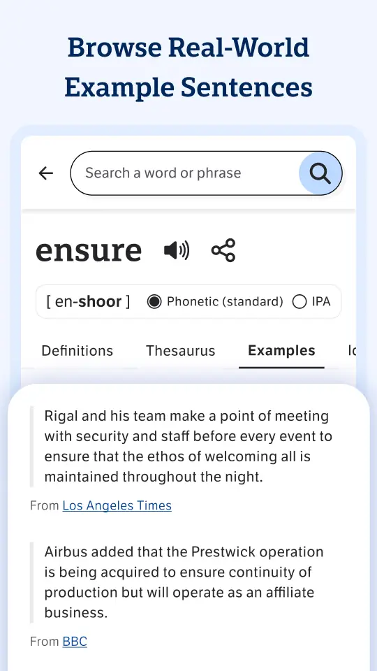 Снимка на екрана Dictionary.com: English Words 6