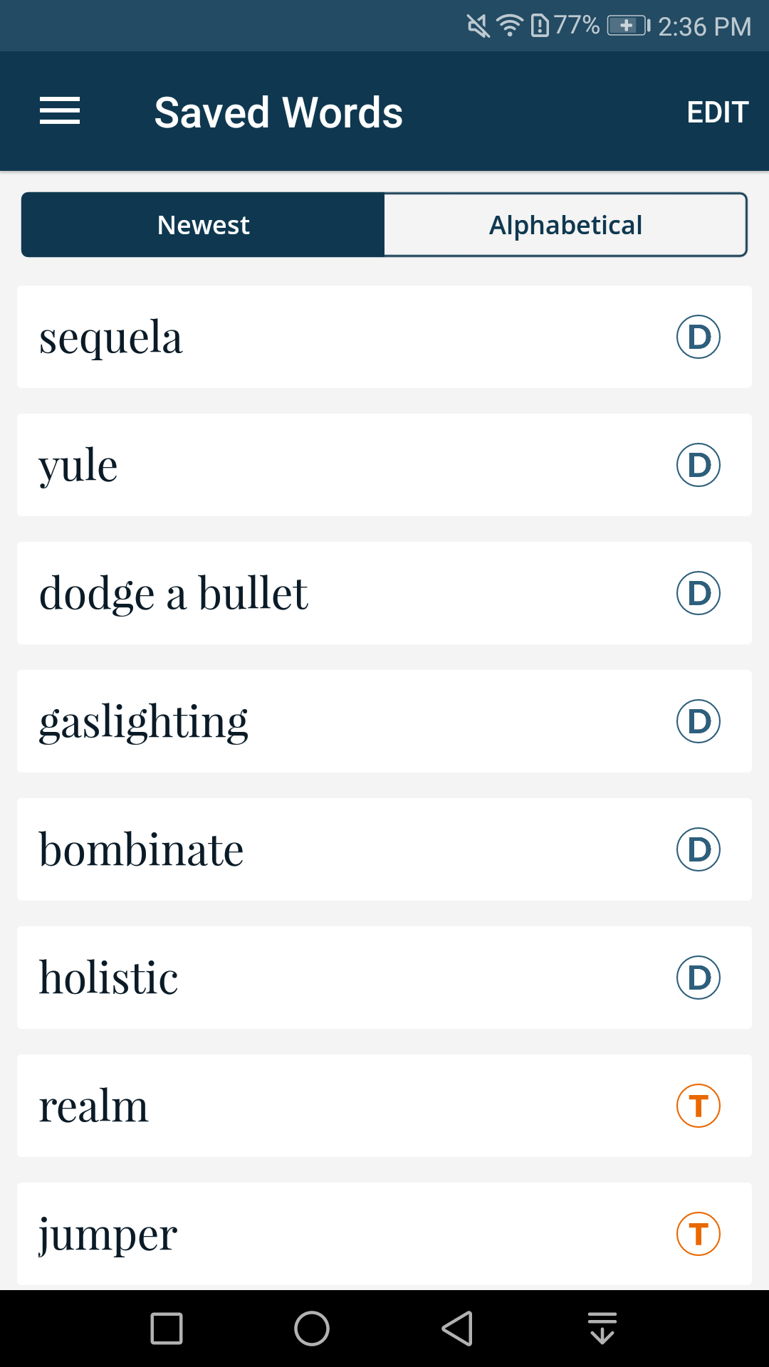 Ảnh chụp màn hình Dictionary - Merriam-Webster 7