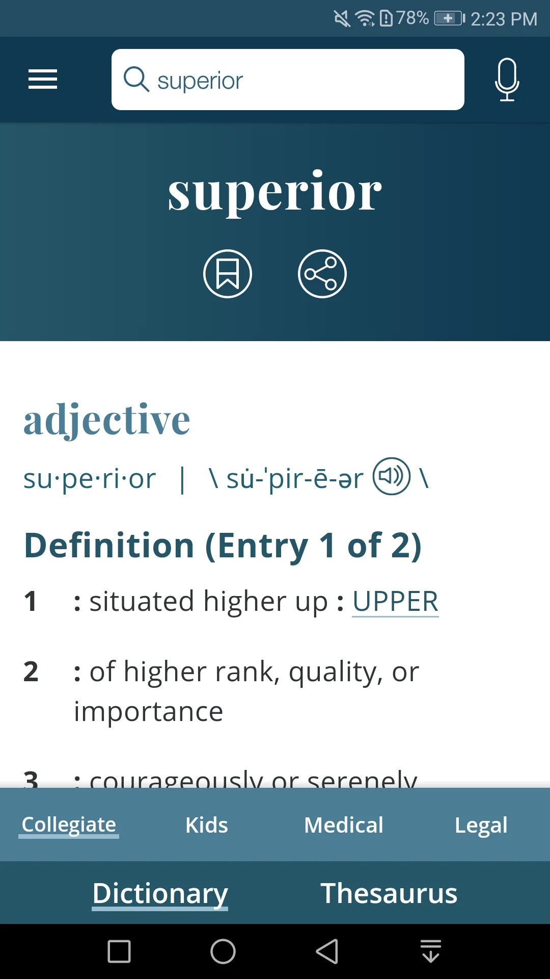 Ảnh chụp màn hình Dictionary - Merriam-Webster 8