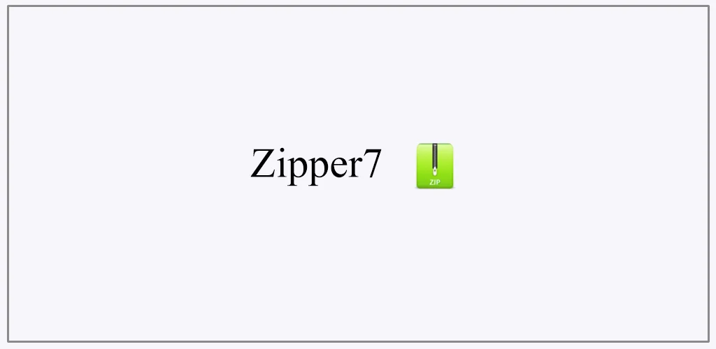 7Zipper - File Explorer (zip,  अनुप्रयोग Android के लिए कवर आर्ट