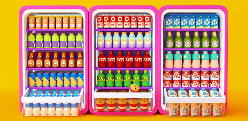 Remplir Le Frigo:Jeu Rangement jeu cover art for Android