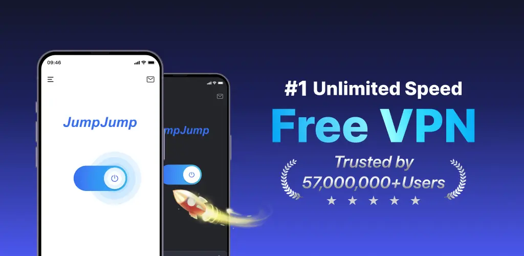 JumpJumpVPN – Super Illimité application cover art for Android