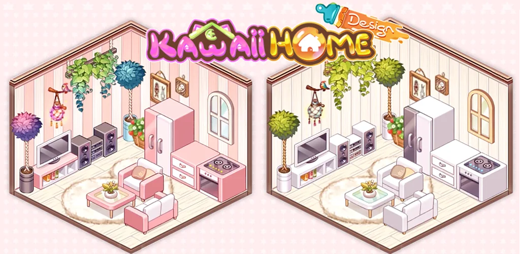 Kawaii Home Design - 装饰和时尚游戏 游戏 Android 封面艺术