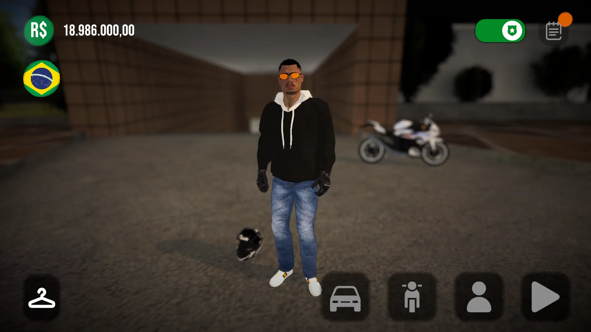 Screenshot Elite Auto Brasil : Moto Grau 8