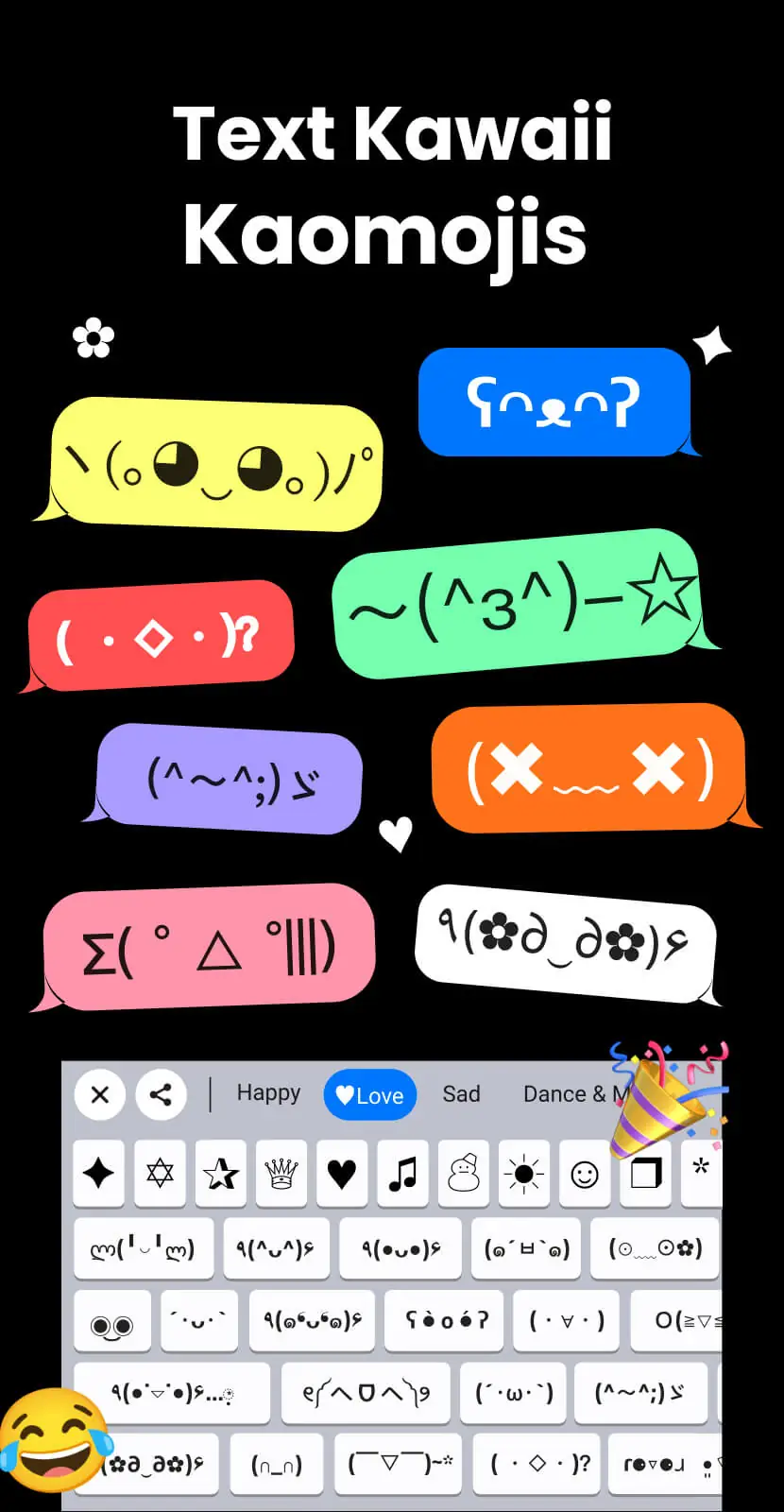 Снимка на екрана Fonts Keyboard Themes & Emoji 6