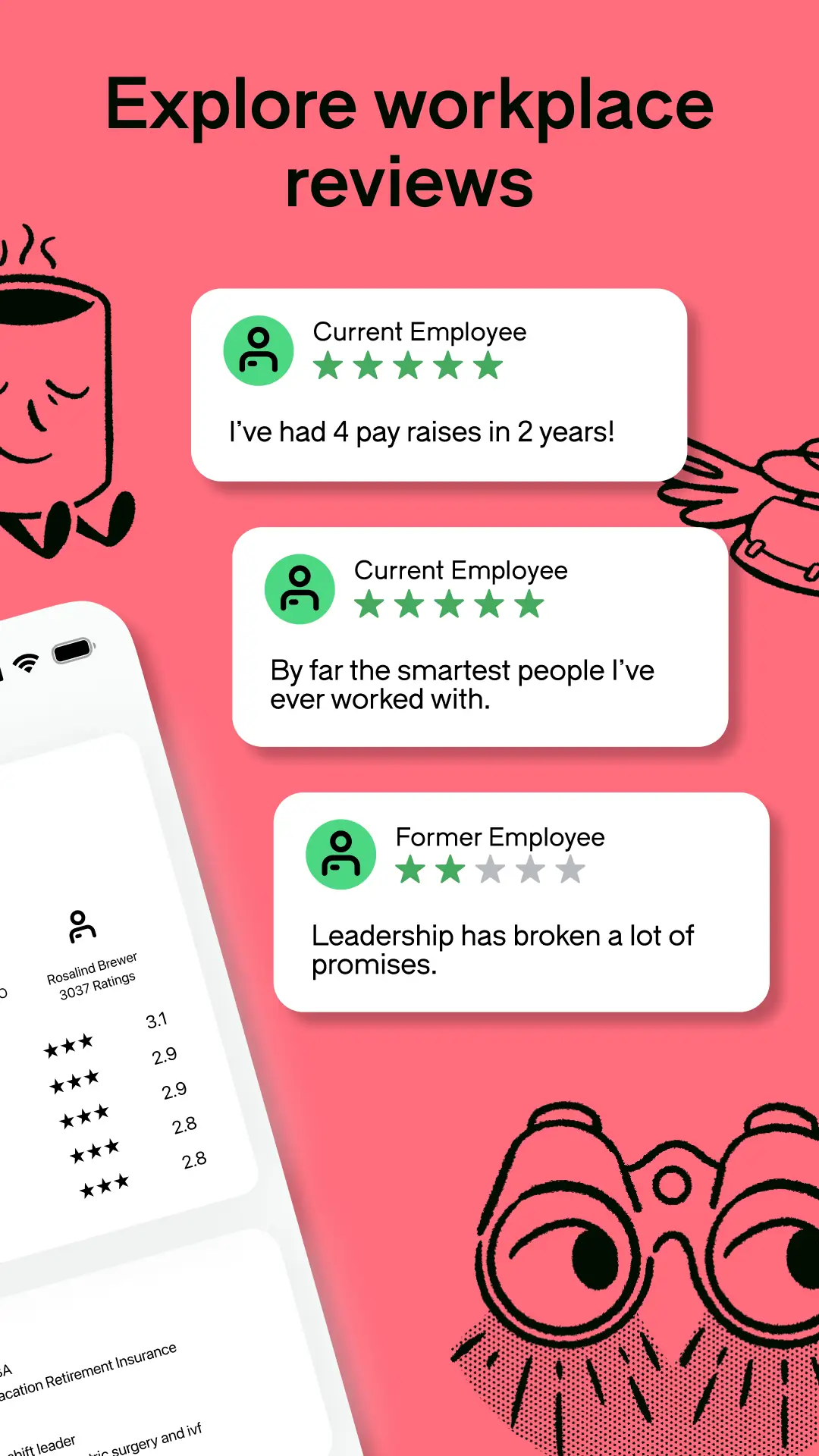 Скриншот Glassdoor | Jobs & Careers 2