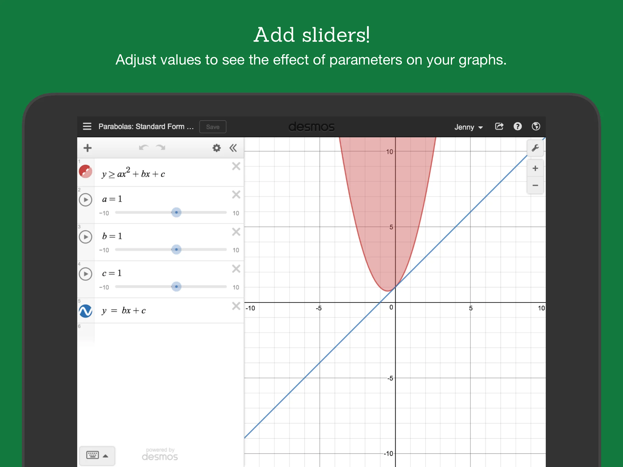 Скриншот Графический калькулятор Desmos 8