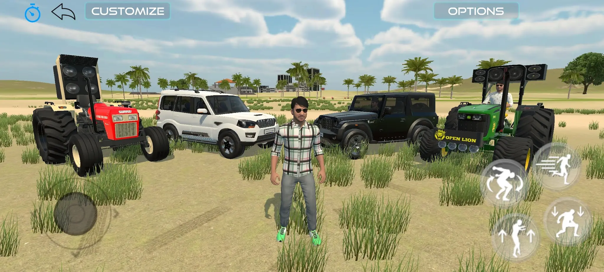 Snímek obrazovky Indian Vehicles Simulator 3d 1