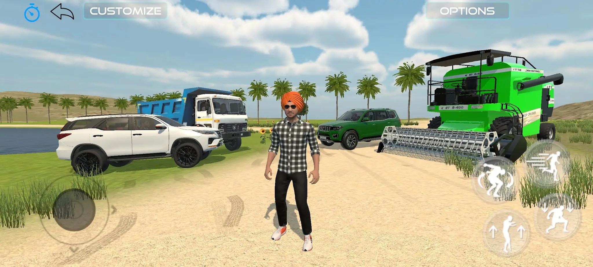 Snímek obrazovky Indian Vehicles Simulator 3d 3