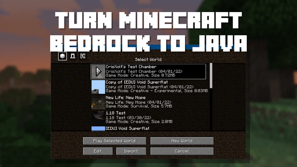 Скриншот Java Edition UI for Minecraft 2