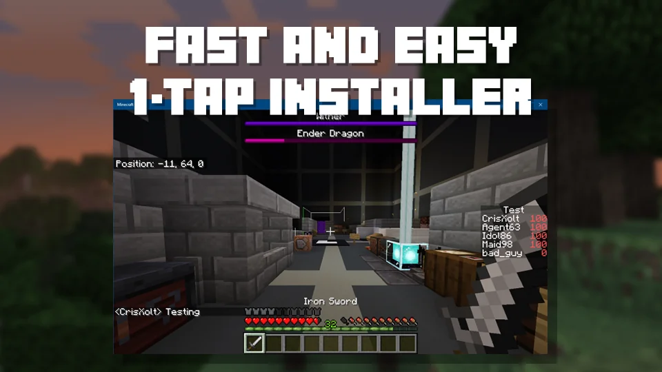 Скриншот Java Edition UI for Minecraft 3