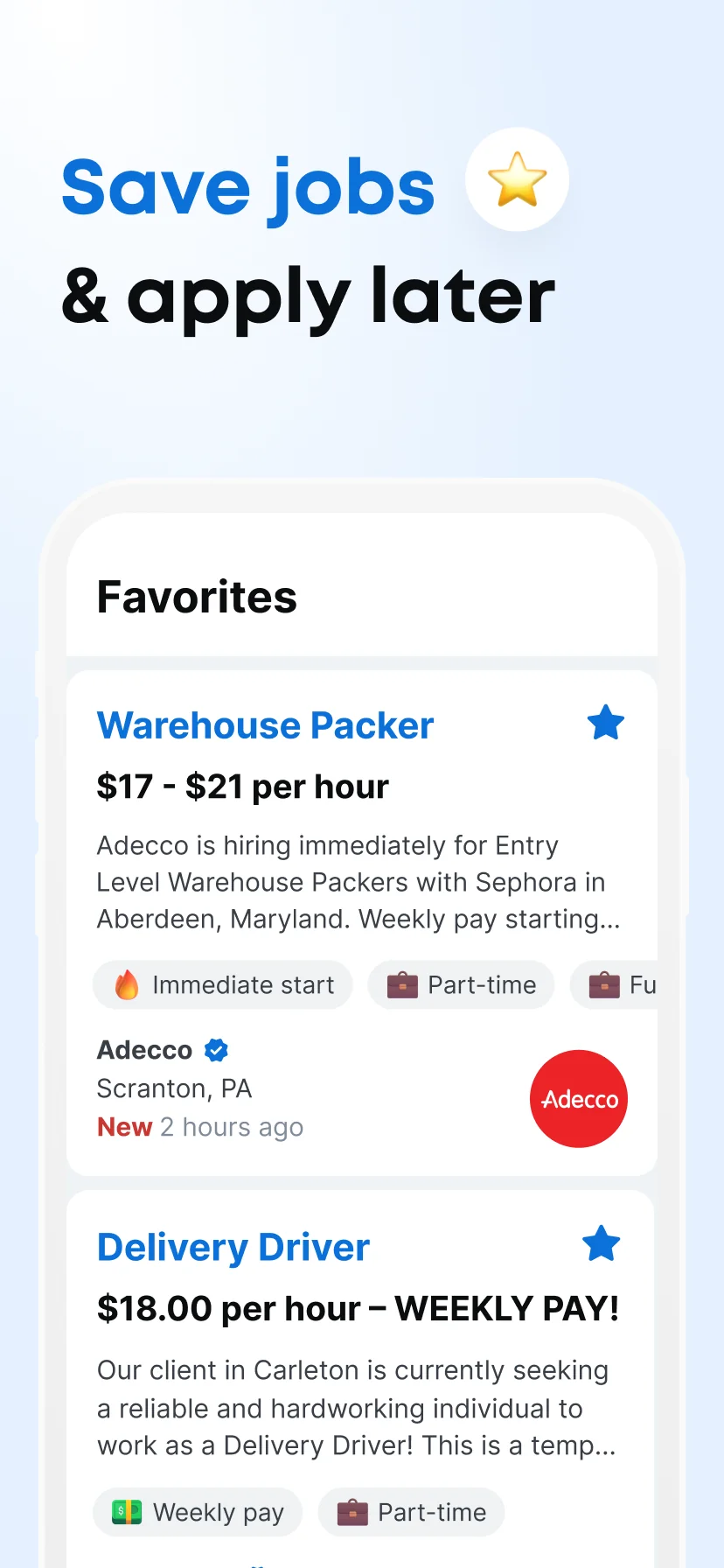 Скриншот Jooble — Job Search App 3
