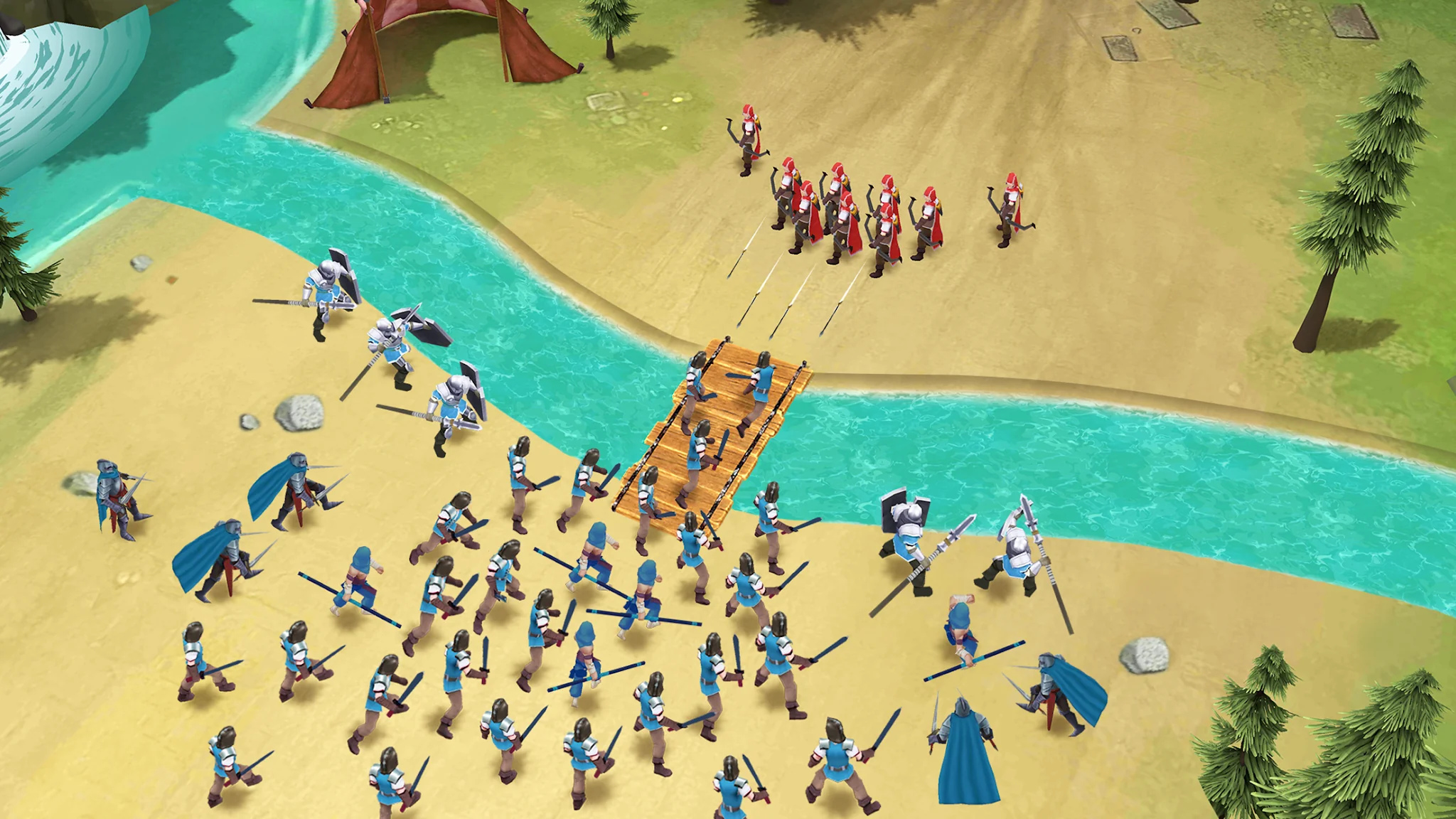 스크린샷 Kingdom Clash - War army games 1