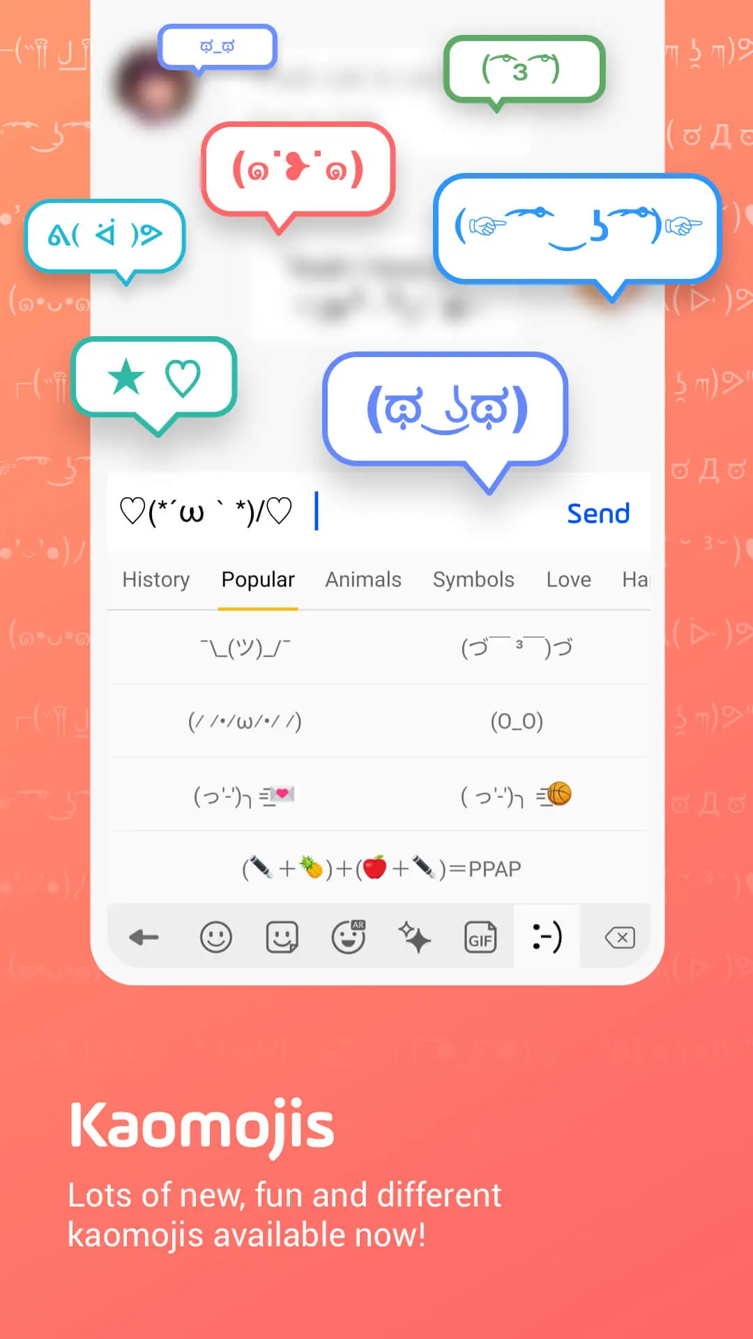 Tangkapan layar Facemoji Emoji Keyboard Pro 6