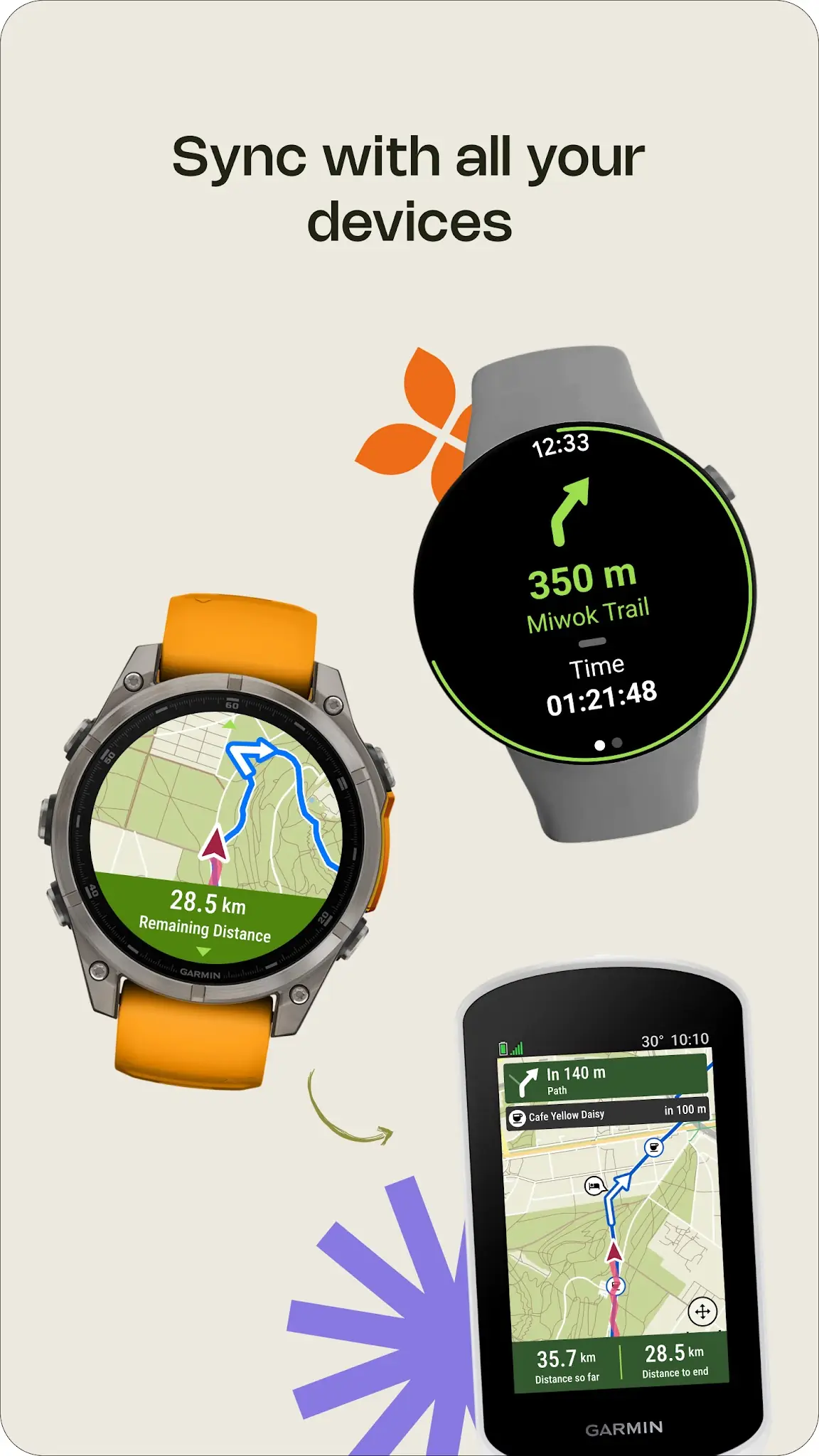Снимка на екрана komoot - hike, bike & run 7
