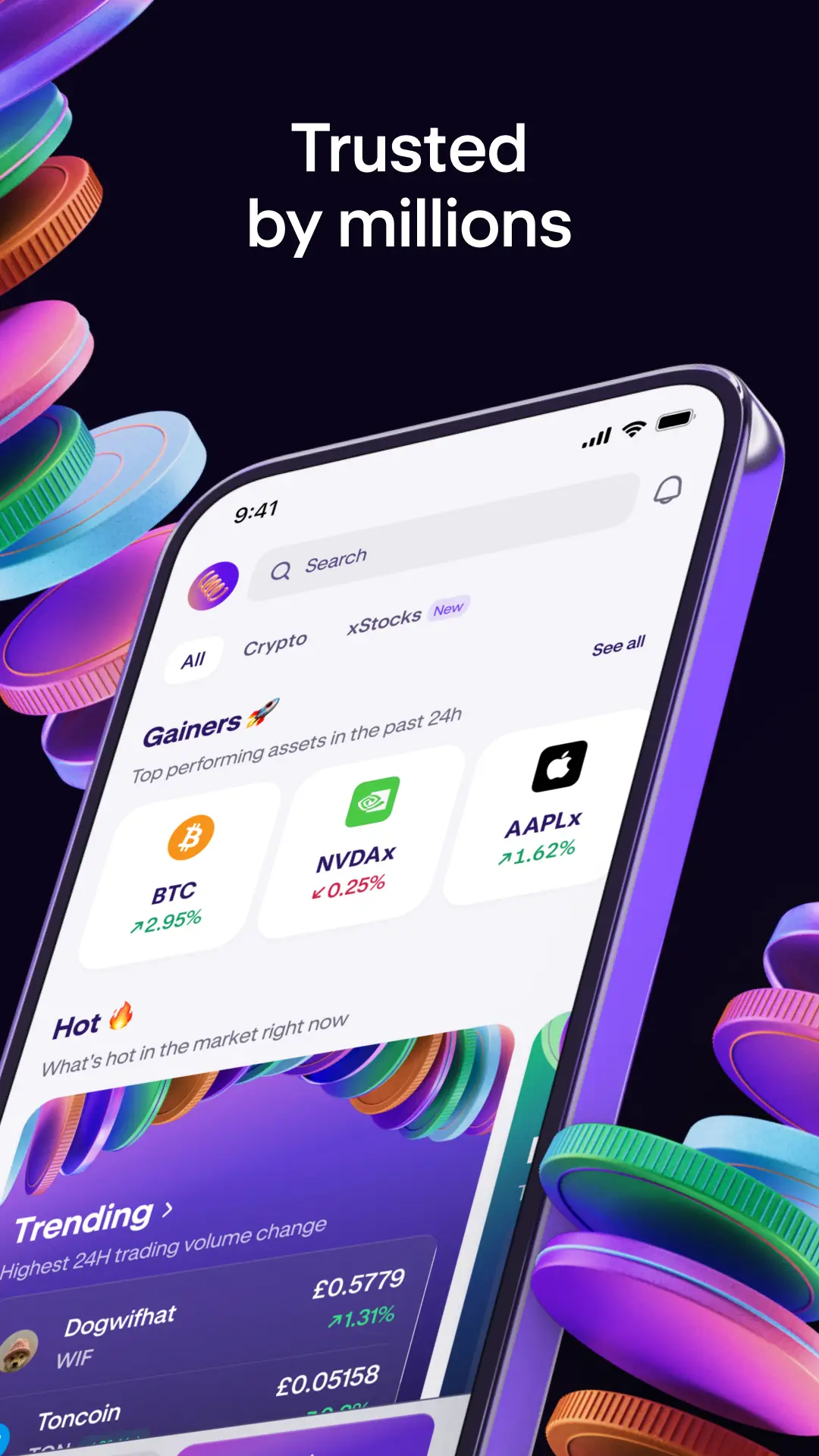 لقطة شاشة اشترِ بتكوین والكریبتو Kraken %د