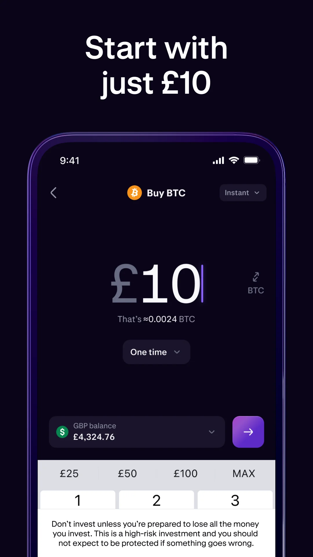 لقطة شاشة اشترِ بتكوین والكریبتو Kraken %د