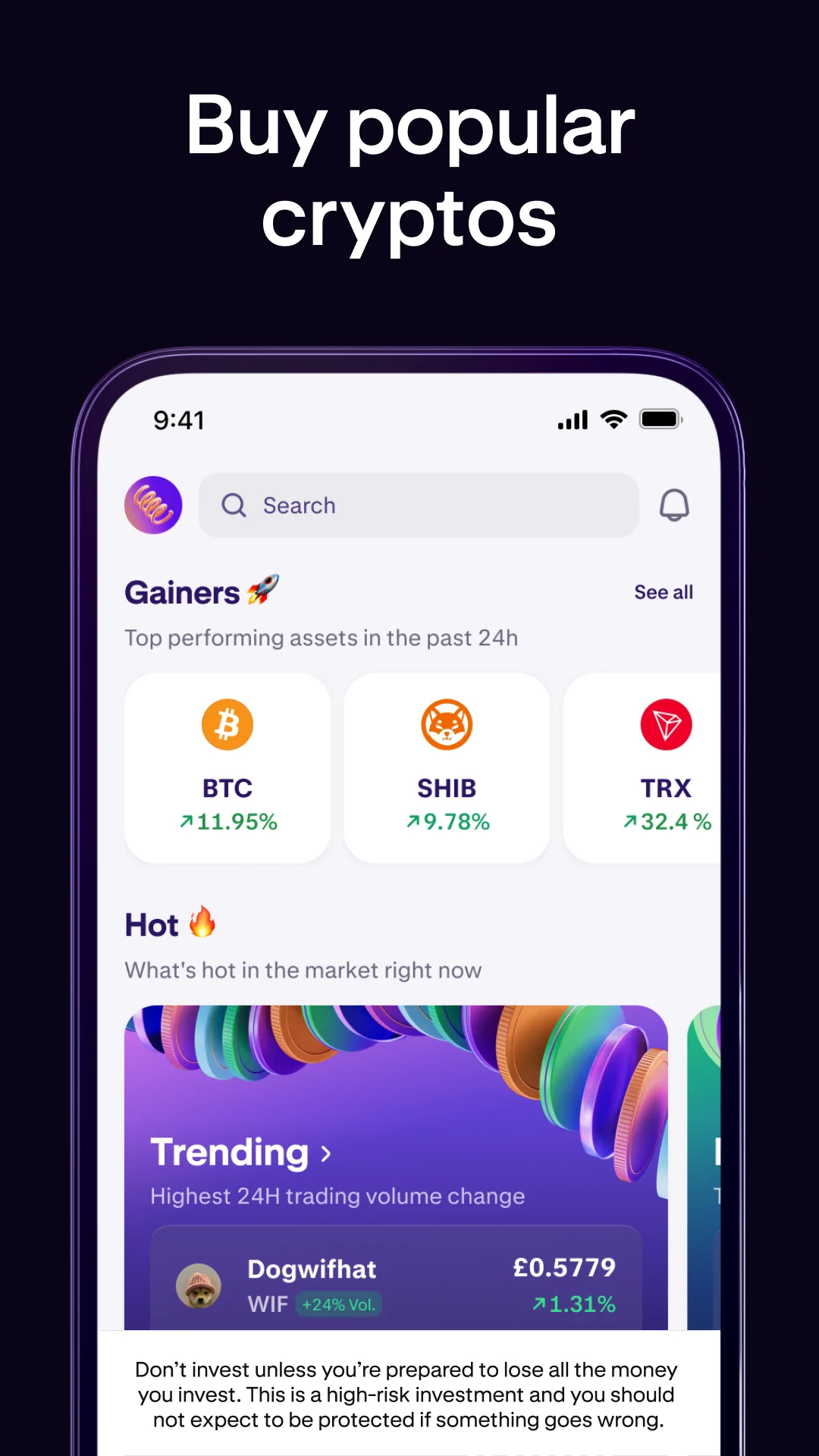 لقطة شاشة اشترِ بتكوین والكریبتو Kraken %د